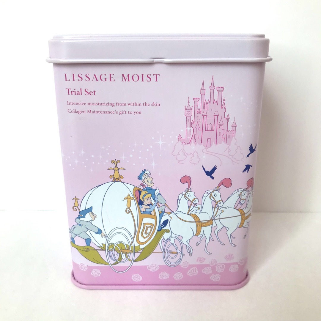 Disney(ディズニー)のディズニー シンデレラ LISSAGE MOIST トライアル 空き缶&容器 コスメ/美容のメイク道具/ケアグッズ(ボトル・ケース・携帯小物)の商品写真