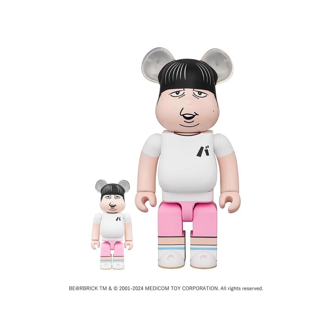 BE@RBRICK バナナマン 100%400% ベアブリック 日村勇紀 設楽統 エンタメ/ホビーのタレントグッズ(お笑い芸人)の商品写真