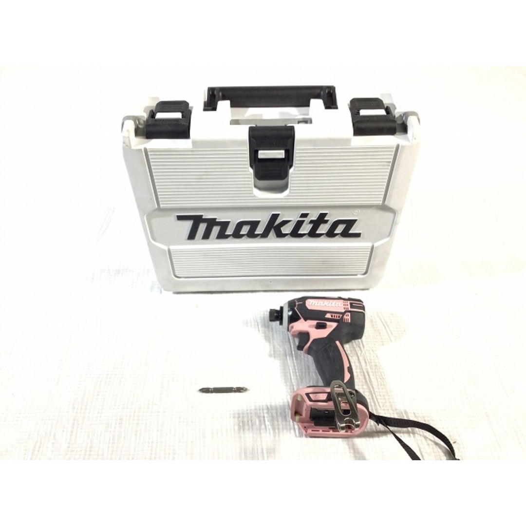 Makita(マキタ)の☆美品☆makita マキタ 18V 充電式インパクトドライバー TD149D ピンク 本体＋ケース付 コードレス 88258 自動車/バイクのバイク(工具)の商品写真