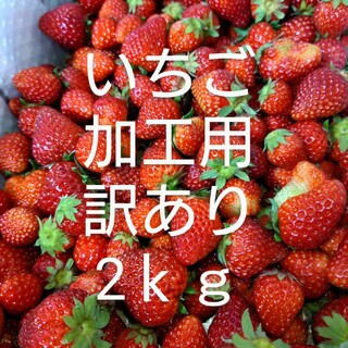 いちご　加工用　訳あり　2ｋｇ(フルーツ)