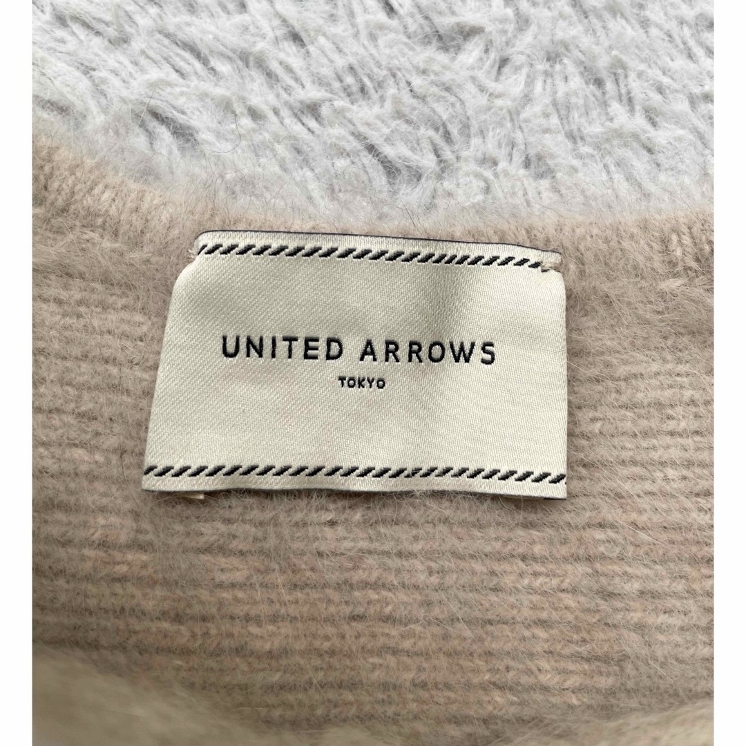 UNITED ARROWS(ユナイテッドアローズ)のUNITED ARROWS フォックス カシミヤ フリルベスト レディースのトップス(ベスト/ジレ)の商品写真