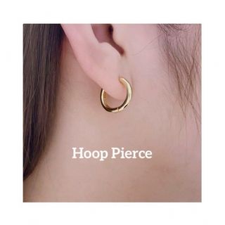 フープピアス　ゴールド　ジュエリー　アクセサリー(ピアス)