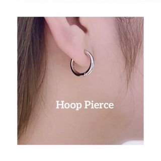 フープピアス　シルバー　ジュエリー　アクセサリー(ピアス)