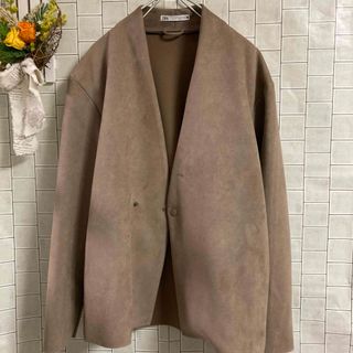 ザラ(ZARA)のZARA⭐️スウェード風⭐️重宝⭐️(カーディガン)