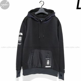 アンダーカバー(UNDERCOVER)のL 新品 アンダーカバー ノースフェイス パーカー フーディ ドットニット 黒(パーカー)