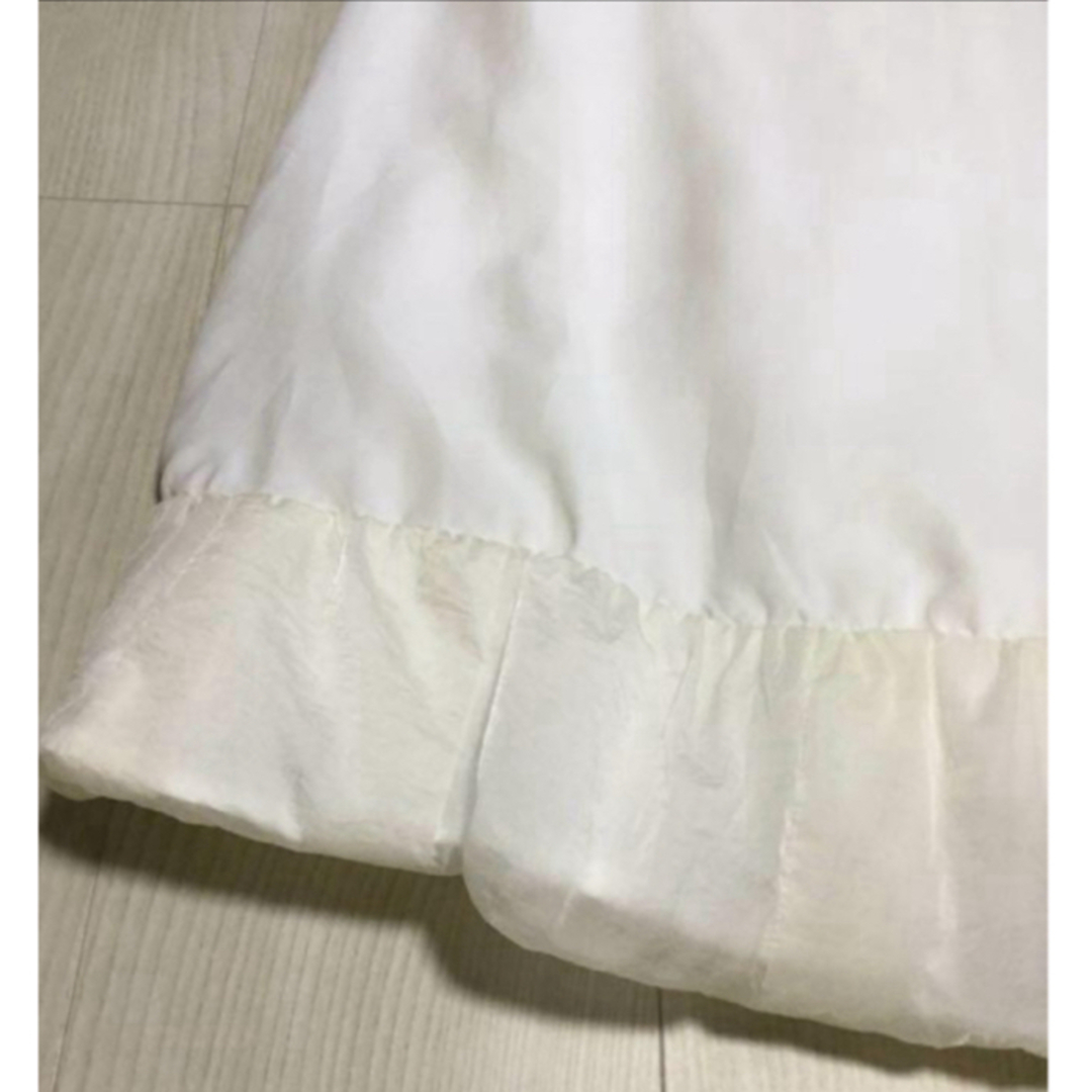 新品 42900円 オースチンリード 38 スカート バルーン 白 夏 手洗い レディースのスカート(ひざ丈スカート)の商品写真