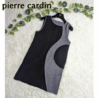 ピエールカルダン(pierre cardin)のpierre cardin ピエールカルダン ワンピース チュニック ブラック(ひざ丈ワンピース)