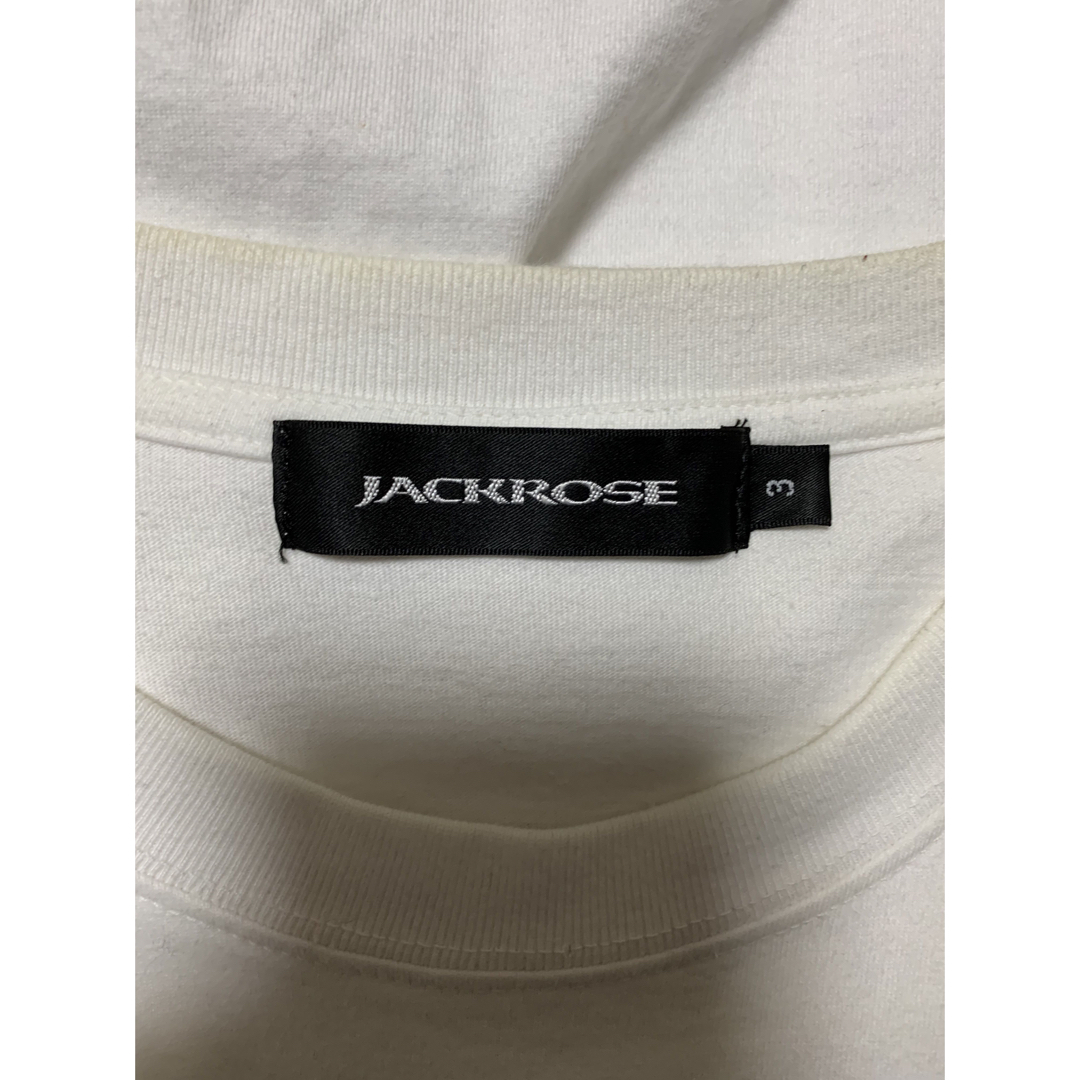 JACKROSE(ジャックローズ)のジャックローズ　JACK ROSE Tシャツ　3 白　ホワイト メンズのトップス(Tシャツ/カットソー(半袖/袖なし))の商品写真