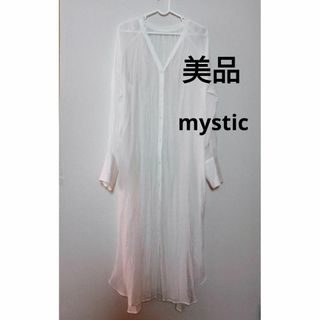 ミスティック(mystic)のmystic シアーシャツワンピース(ロングワンピース/マキシワンピース)