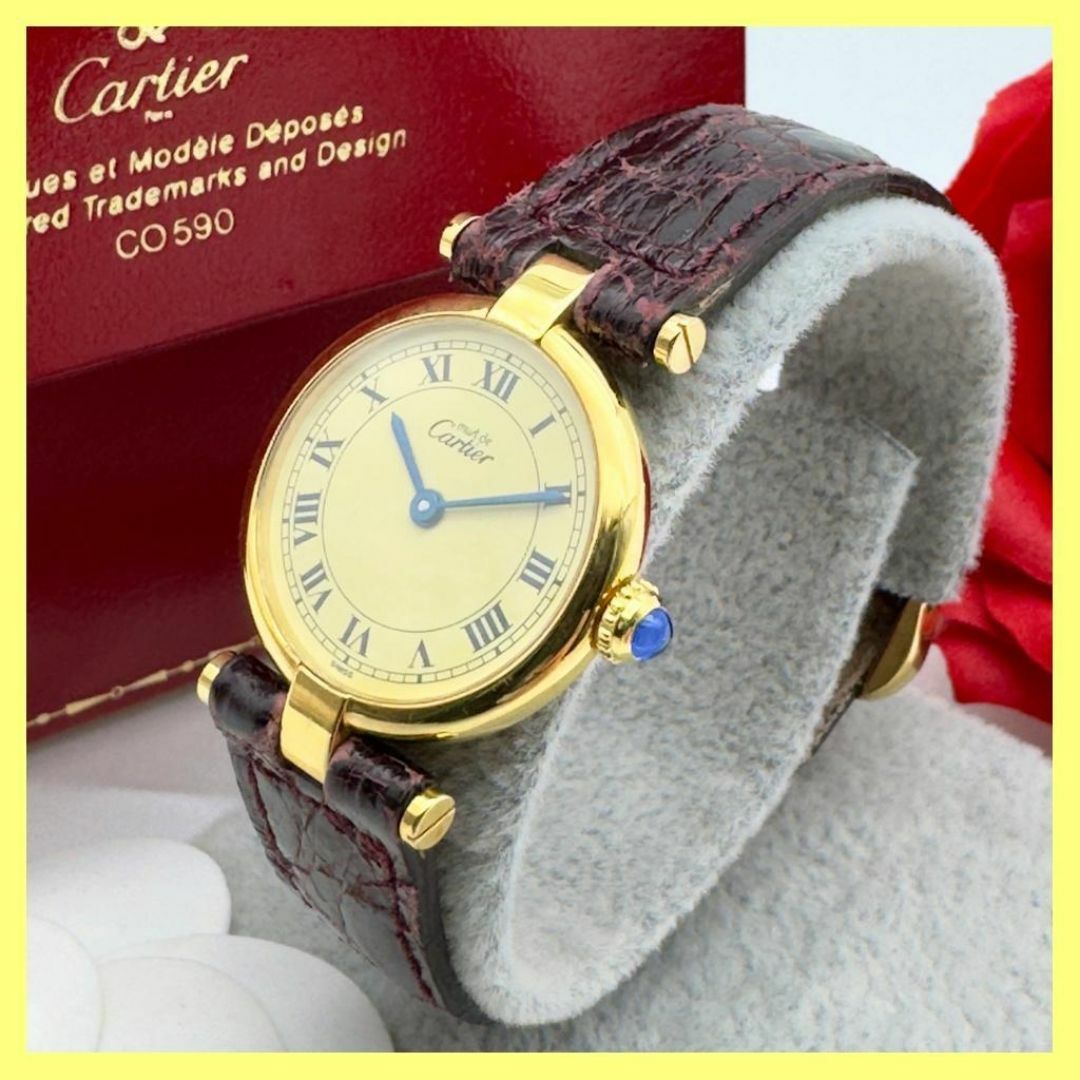 Cartier(カルティエ)の✨極上品✨ カルティエ ヴェルメイユ ヴァンドーム クォーツ 腕時計 可動 C8 レディースのファッション小物(腕時計)の商品写真