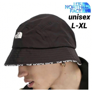 ザノースフェイス(THE NORTH FACE)の【海外限定】TNF バケットハット 帽子　ユニセックス　大きめサイズ　ブラック(ハット)