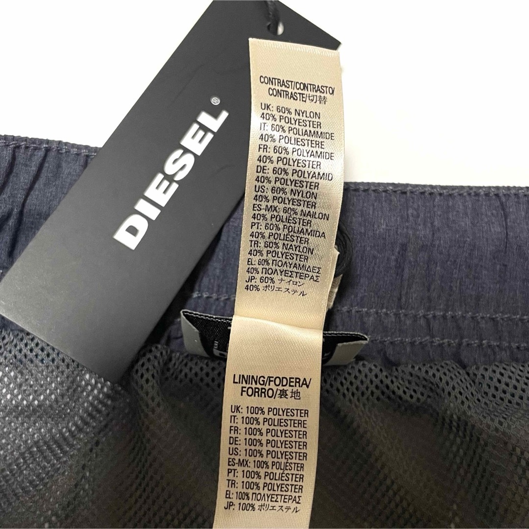 DIESEL(ディーゼル)の【新品】L ディーゼル ショートパンツ タウンユース スイムウェア 青色 ブルー メンズのパンツ(ショートパンツ)の商品写真