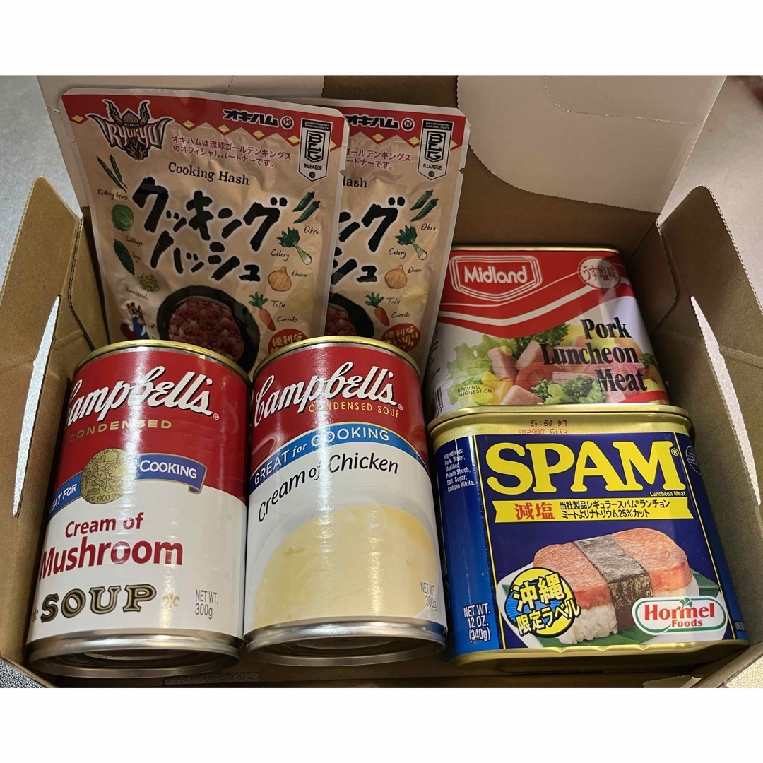 沖縄の定番！缶詰セット 食品/飲料/酒の加工食品(缶詰/瓶詰)の商品写真