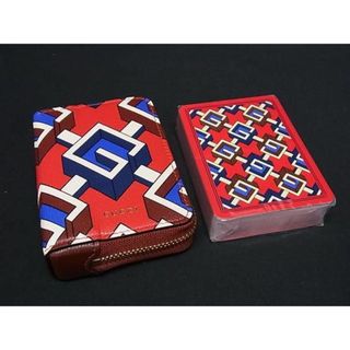 グッチ(Gucci)の■未開封■新品■未使用■ GUCCI グッチ 662294 ジオメトリックG トランプ テーブルゲーム カードゲーム レッド系 AW3579(その他)