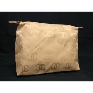 シャネル(CHANEL)の■極美品■ CHANEL シャネル ココマーク キャンバス メイクポーチ マルチケース 小物入れ レディース ブラウン系 FA1222(ポーチ)