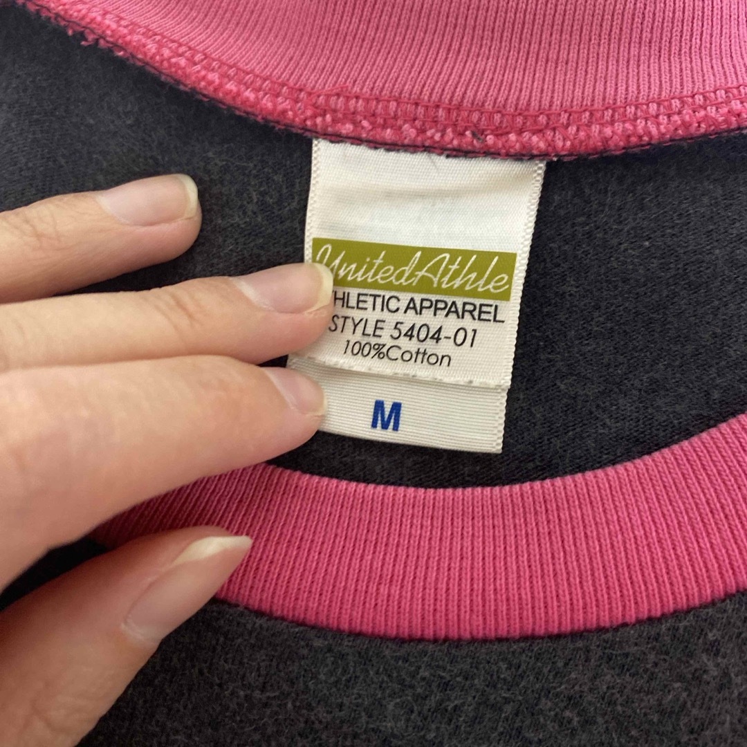dustbox ラグランT バンT Tシャツ ピンク メロコア レディースのトップス(Tシャツ(長袖/七分))の商品写真