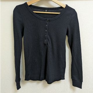 ユニクロ(UNIQLO)のユニクロ ヘンリーネック シャツ(Tシャツ(長袖/七分))