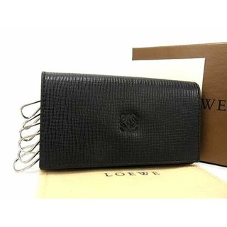 ロエベ(LOEWE)の■新品■未使用■ LOEWE ロエベ アナグラム レザー 6連 キーケース 鍵入れ メンズ レディース ブラック系 AU9496(その他)