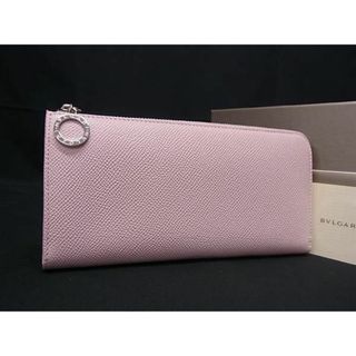 ブルガリ(BVLGARI)の■極美品■ BVLGARI ブルガリブルガリ レザー L字ファスナー 長財布 ウォレット レディース ピンク系 FA1156(長財布)