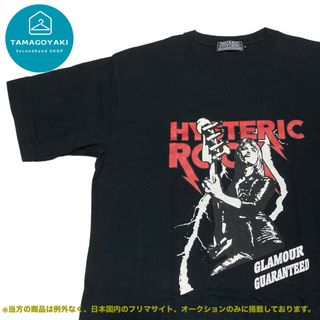 ヒステリックグラマー(HYSTERIC GLAMOUR)のヒステリックグラマー　Tシャツ　ギターガール　バンド　センター　プリント　L(Tシャツ/カットソー(半袖/袖なし))