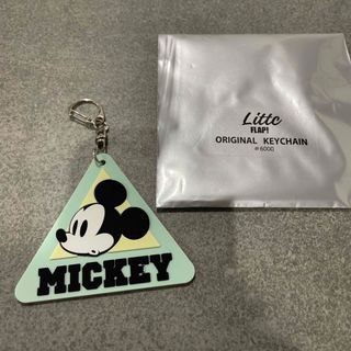 しまむら　ノベルティ　LITTC FLAP ディズニー　ミッキー　キーホルダー