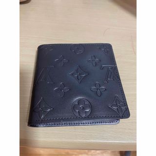 ルイヴィトン(LOUIS VUITTON)のルイヴィトン　モノグラム　マット　二つ折り財布　ブラック(折り財布)