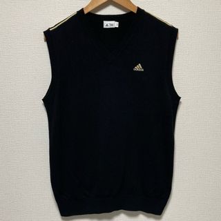 adidas - adidas アディダス ベスト プルオーバー Vネック ゴルフ ブラック 