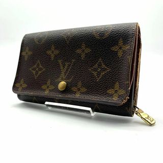 ルイヴィトン(LOUIS VUITTON)のルイヴィトン 折り財布 長財布 モノグラム レザー ブラウン ウォレット(財布)