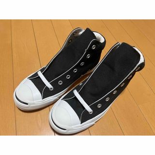 コンバース(CONVERSE)のconverse コンバース ジャックパーセル ハイカット ブラック(スニーカー)