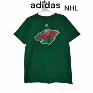 アディダス(adidas)のadidas　アディダス　NHL　Tシャツ　ミネソタ　ホッケー　ワイルド(Tシャツ/カットソー(半袖/袖なし))