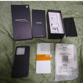 シャオミ(Xiaomi)のXiaomi14 pro 12GB/256GB 中国版 ホワイト(携帯電話本体)