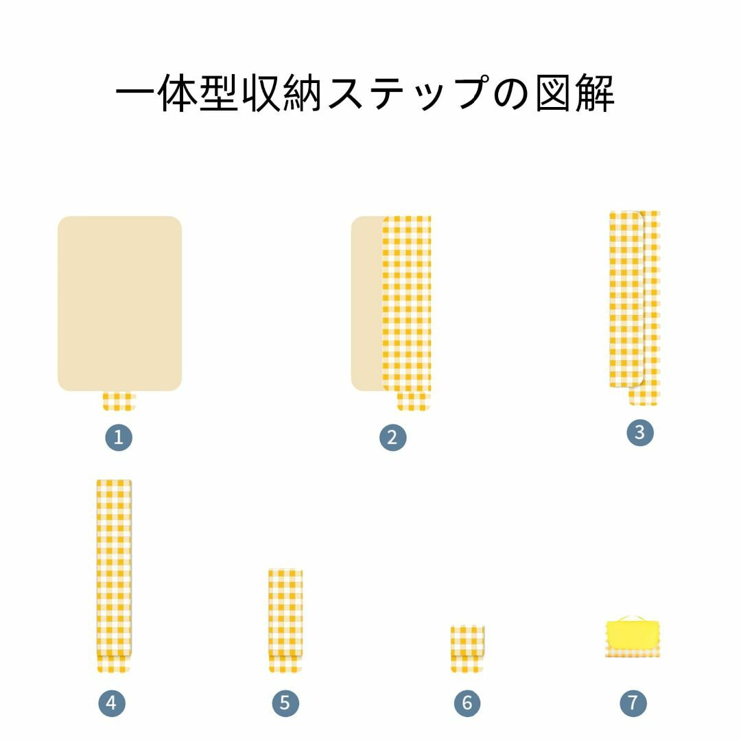 【色: グリーン】レジャーシート セット キャンプ マット ピクニックマット 3 スポーツ/アウトドアのアウトドア(その他)の商品写真