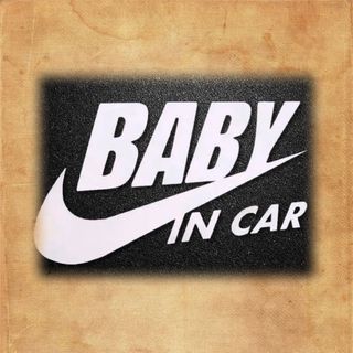 ロゴ BABYINCAR カッティングステッカー(車外アクセサリ)