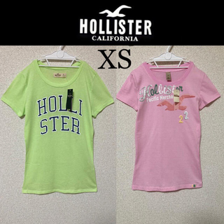 ホリスター(Hollister)の新品タグ付き☆ホリスター半袖Ｔシャツ２着セットXS2点アバクロエアロポステール(Tシャツ(半袖/袖なし))