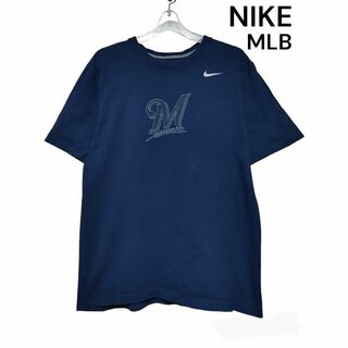ナイキ(NIKE)のNIKE　ナイキ　古着　Tシャツ　MLB　ミルウォーキーブルワーズ　半袖(Tシャツ/カットソー(半袖/袖なし))
