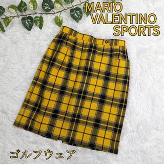 MARIO VALENTINO - MARIO VALENTINO バレンチノ ゴルフ タータンチェック スカート