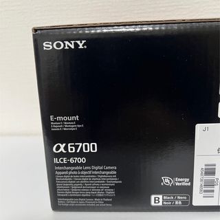 ソニー(SONY)のSONY ILCE-6700 ミラーレス一眼レフカメラ ボディ(新品・未使用品)(ミラーレス一眼)