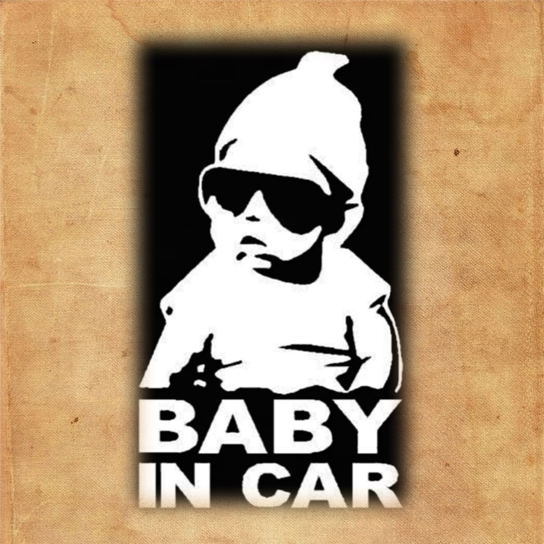 赤ちゃんギャング カッティングステッカー 自動車/バイクの自動車(車外アクセサリ)の商品写真