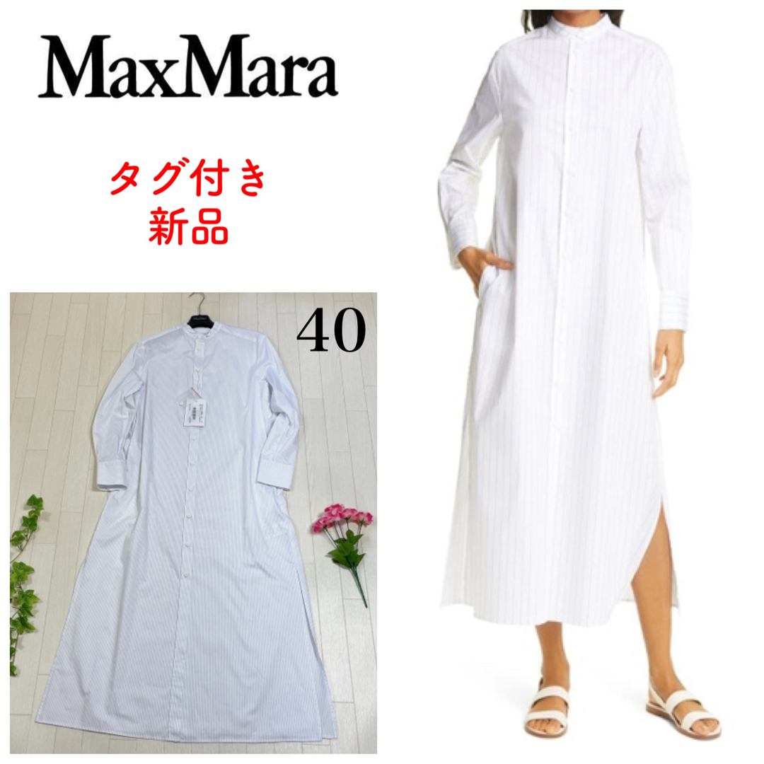 Max Mara(マックスマーラ)の新品 マックスマーラ Leisure USSURI Dress ワンピース 40 レディースのワンピース(ロングワンピース/マキシワンピース)の商品写真