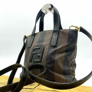 フェンディ(FENDI)のフェンディ ペカン柄 2way ハンドバッグ ショルダー レザー 保存袋(その他)