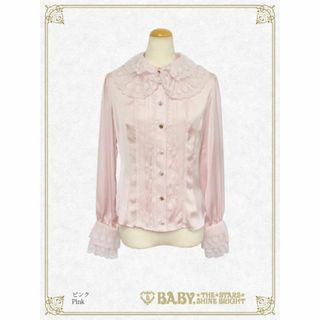 ベイビーザスターズシャインブライト(BABY,THE STARS SHINE BRIGHT)のBABY キャロラインブラウス ピンク(Tシャツ(長袖/七分))