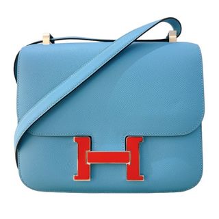 エルメス(Hermes)の　エルメス HERMES コンスタンス Ⅲ PM D刻印 （2019年製） ブルーノール シルバー金具 エプソン レディース ショルダーバッグ(ショルダーバッグ)