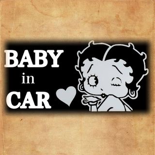 べてぃ BABYINCAR KIDSINCAR ステッカー(車外アクセサリ)