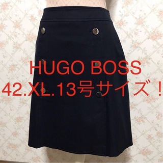 ヒューゴボス(HUGO BOSS)の★HUGO BOSS/ヒューゴボス★大きいサイズ！台形スカート42.XL.13号(ひざ丈スカート)