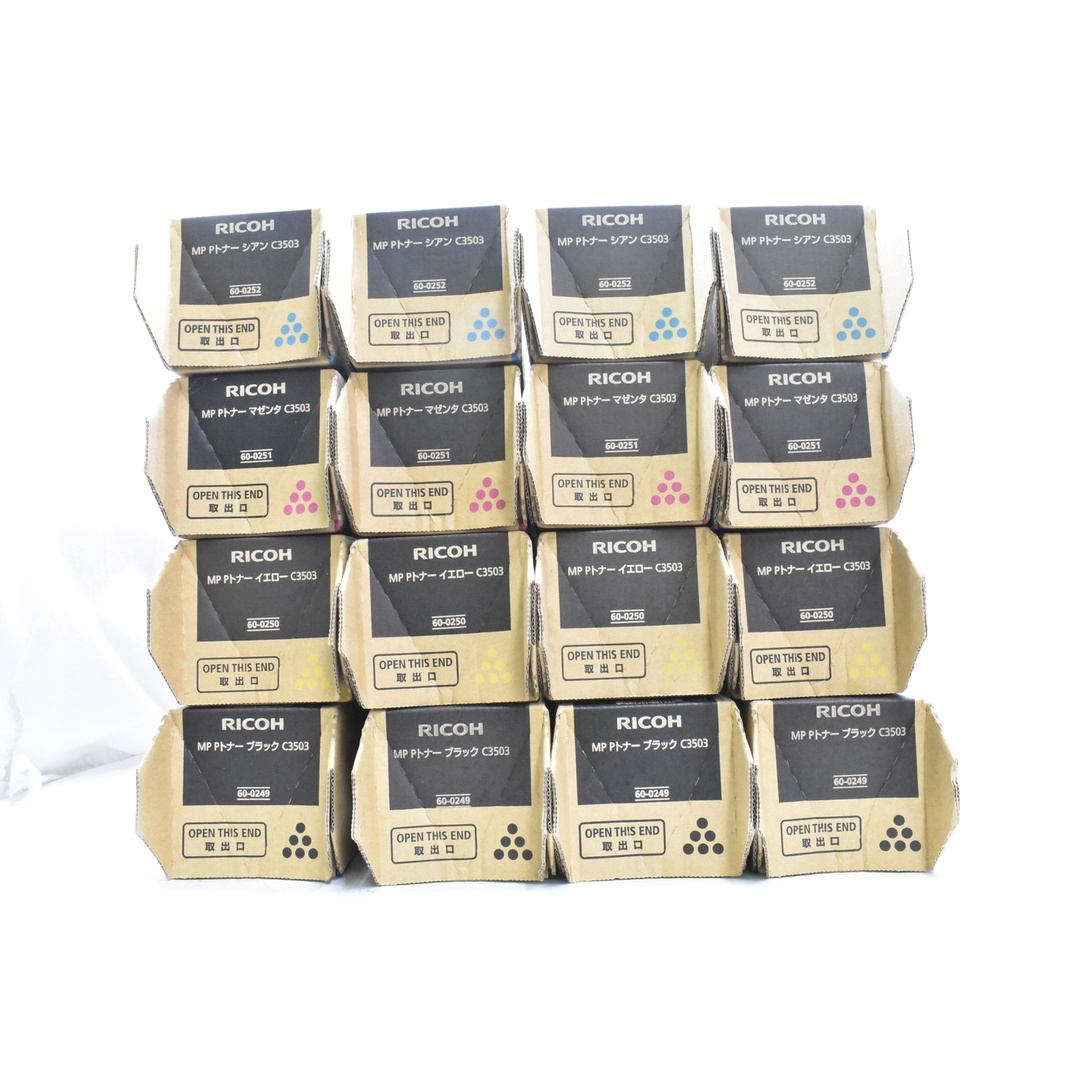 RICOH トナー MP トナー C 3503 4色 純正 - オフィス用品一般 RICOH トナー MP トナー C 3503 4色 純正 - オフィス用品一般
