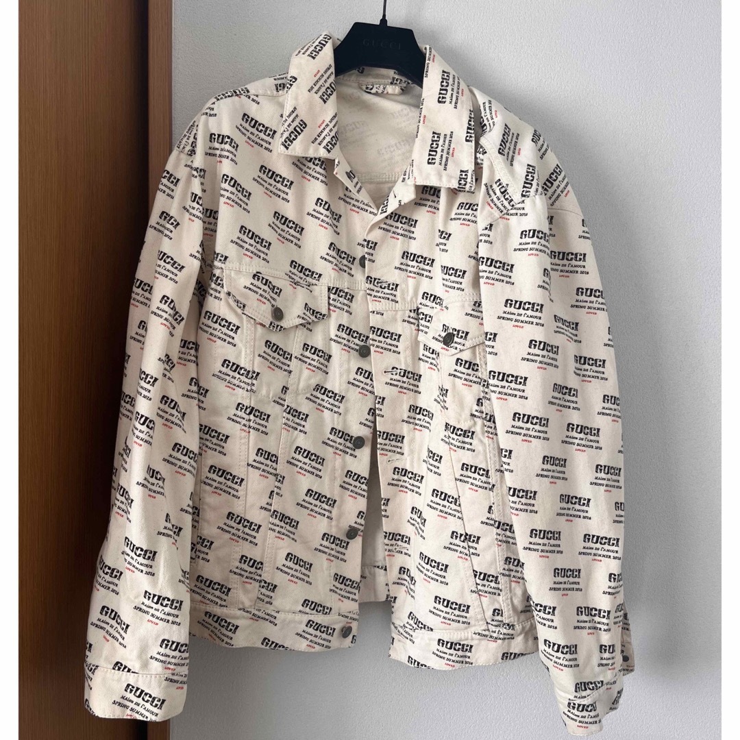 Gucci(グッチ)のGUCCI インビテーションスタンプ　デニムジャケット メンズのジャケット/アウター(Gジャン/デニムジャケット)の商品写真