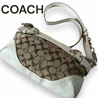 コーチ(COACH)の良品　COACH　コーチ　斜め掛け可　シグネチャー　ショルダーバッグ(ショルダーバッグ)