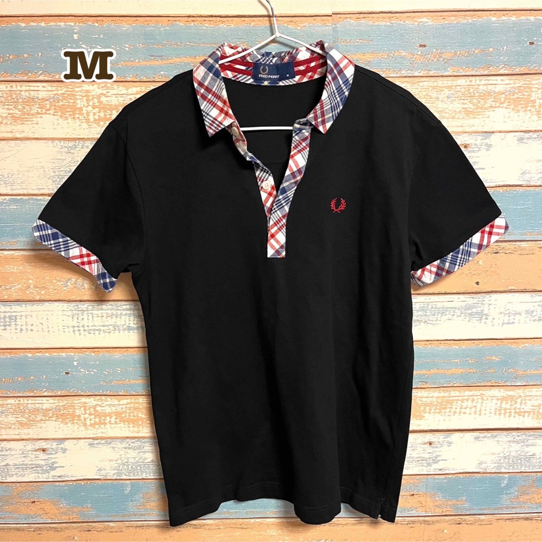 FRED PERRY(フレッドペリー)のFRED PERRY フレッドペリー ポロシャツ 半袖 M ユニセックス メンズのトップス(ポロシャツ)の商品写真