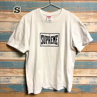 シュプリーム(Supreme)のsupreme シュプリーム ウォームアップロゴ tシャツ S(Tシャツ/カットソー(半袖/袖なし))