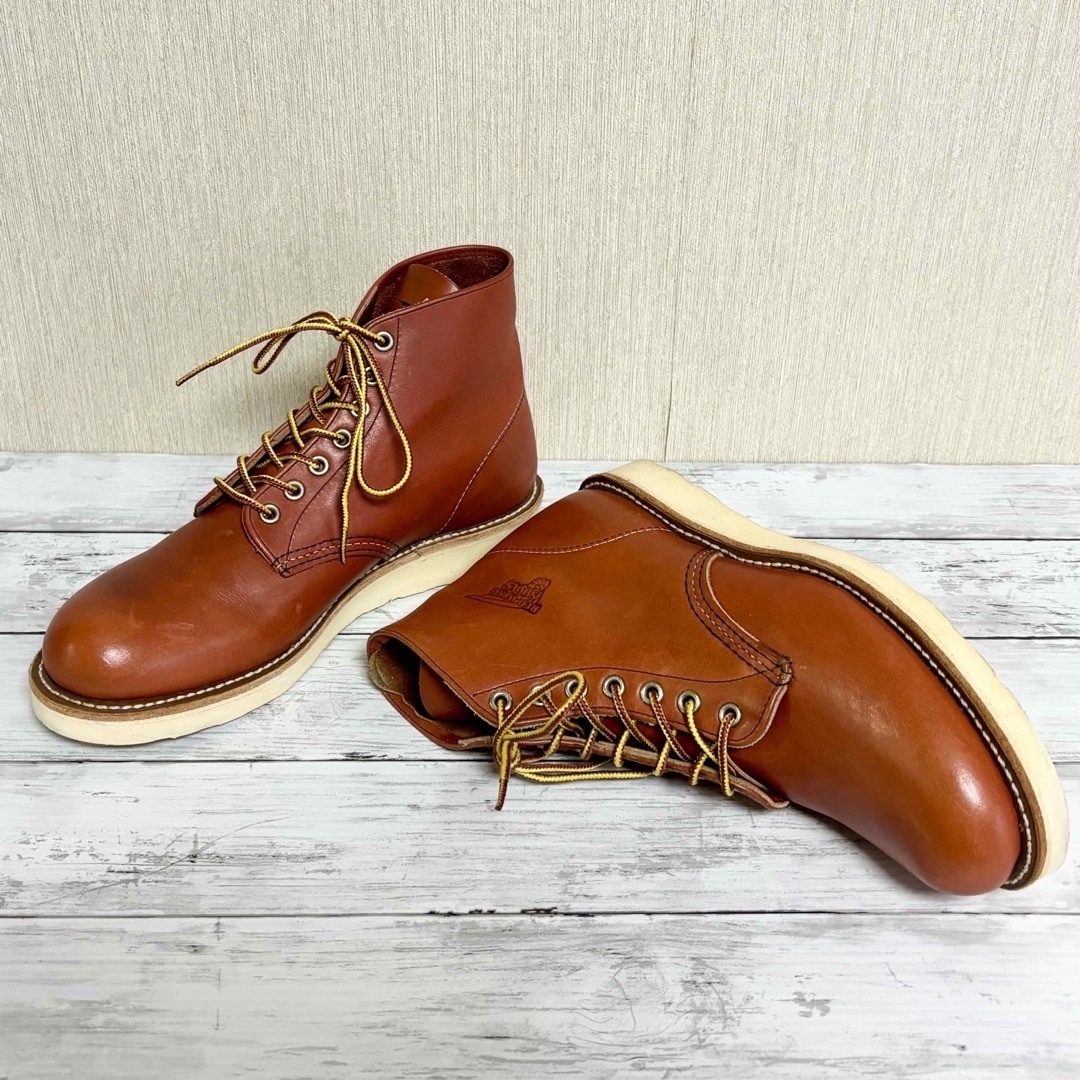 REDWING(レッドウィング)の【美品】RED WING 8166 6インチクラシックラウンド メンズの靴/シューズ(ブーツ)の商品写真